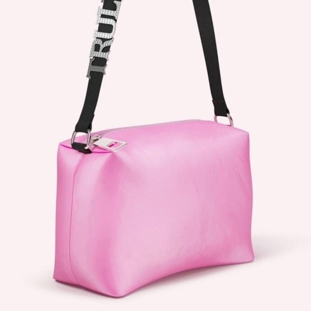 Truly Beauty Pink Bag With‎ Crystals travel makeup cosmetics